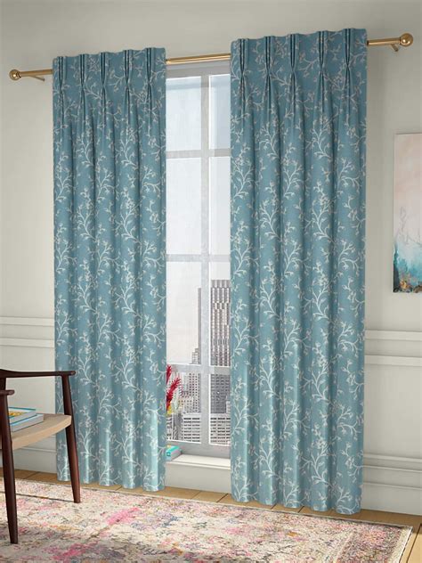 Buy Curtain Label Set of 2 Pazzaz Jacquard American Pleat Curtain - 2.5 ...