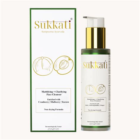 Sukkati's Mattifying + Clarifying Face Cleanser 100ml – Indofussion