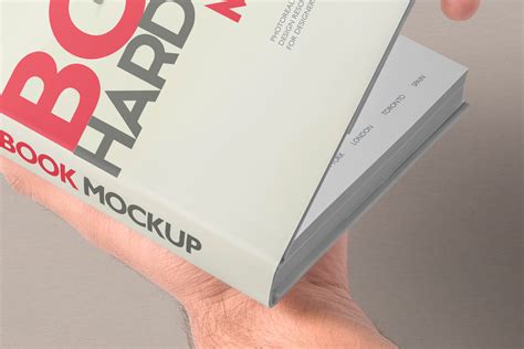 Floating Hardcover Book Mockup PSD | ZippyPixels