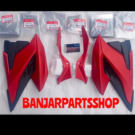 Jual SHROUD CB150R LED V3 MERAH DOF SAYAP TANGKI SET PANEL CB150R LED ...