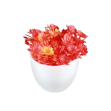 Artificial Potted Red Mini Shrub – TrustBasket