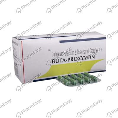 Buta Proxyvon Strip Of 8 Capsules: Uses, Side Effects, Price & Dosage ...