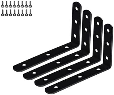 Homestead Decor Wall Bracket for Shelves and Home Decor, Metal L Angle ...