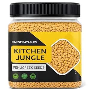 Kitchen Jungle Premium Fenugreek Seeds - 350 GM Jar Pack | Whole ...