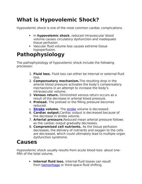 Shock Pathophysiology 的图像结果