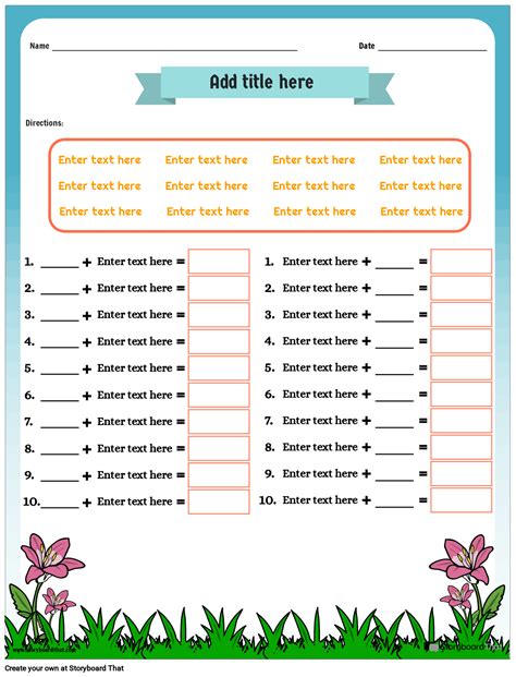 Identifying Prefixes and Suffixes Worksheets Storyboard