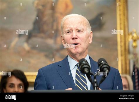 United States President Joe Biden delivers remarks on the February Jobs ...