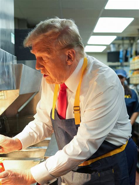 As Trump Works At McDonald's, AI Reimagines World Leaders Serving Fries ...