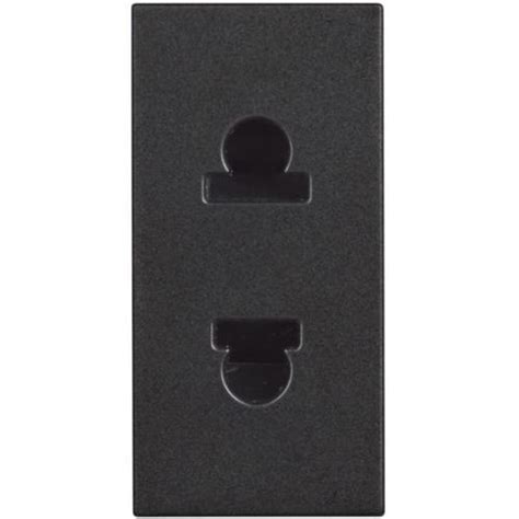 Classia Euro/us socket 2P - black | BT-RG4125P | 8005543706268 | Bticino