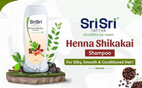 Sri Sri TATTVA shuddhta ka naam Tattva Henna Shikakai Shampoo, 200 ml ...