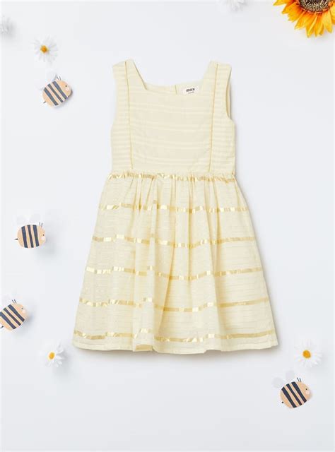 Buy Girls Striped A-line Dress Online at just Rs. 699.0 - 1000015644604 ...