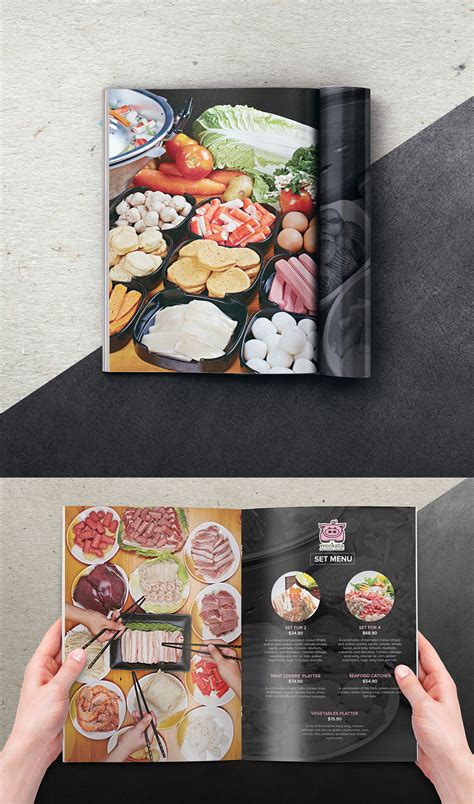 Mookata traditional Thai BBQ menu on Behance
