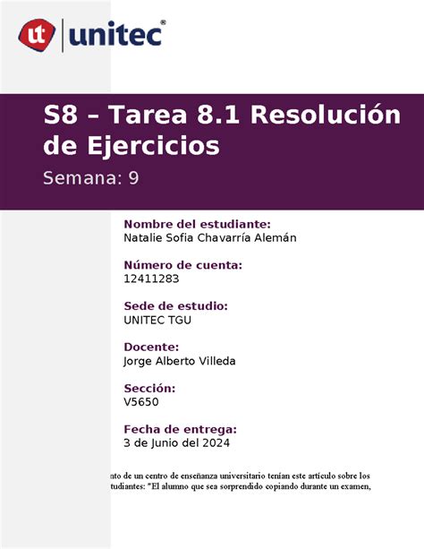 8.1 Filosofia Resolucion Ejercicios 12411283 - Nombre del estudiante ...