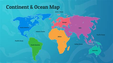 World Map Continents Oceans 的图像结果