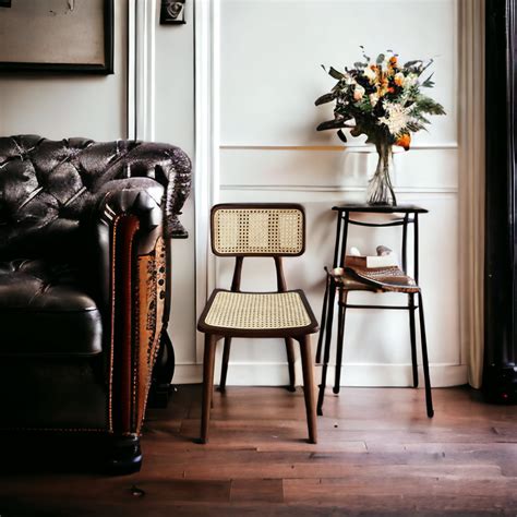 Nismaaya Cametra Walnut Dining Chair – Nismaaya Decor