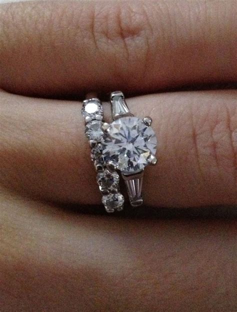 engagement rings with baguettes