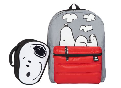 Pair up Target's Snoopy Lunch Bag ($9.99) and the Snoopy Backpack with ...