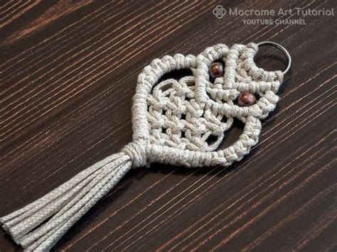 Macrame Animal Keychain Tutorial 的图像结果
