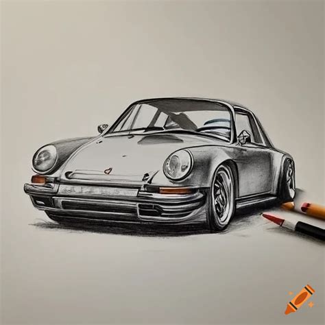 Porsche Drawing