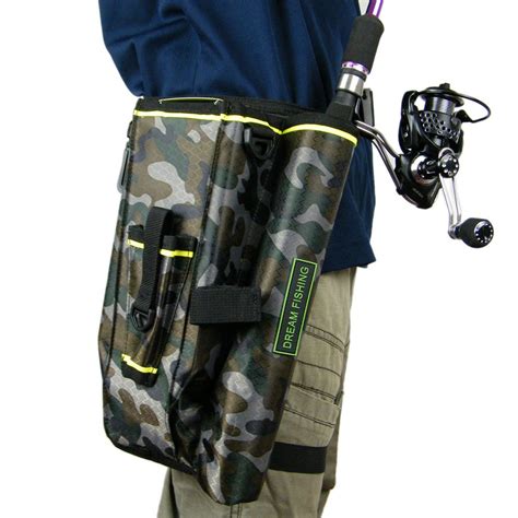 QualyQualy Fly Fishing Rod Bag with Fishing Tackle Storage Box Cover ...