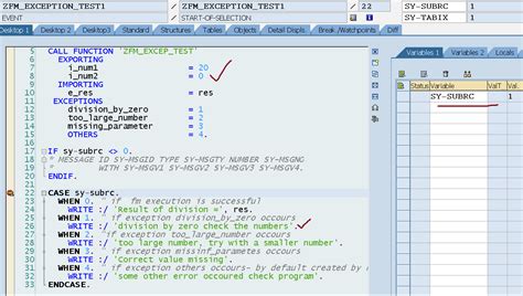 SAP Function Module Error Handling 的图像结果