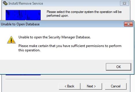 Image result for Security Database Error