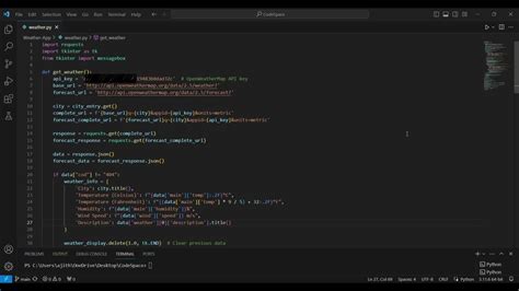 Image result for Weather App Using Python