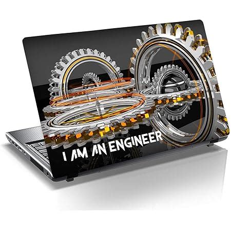 ISEE 360® Laptop Skin Cover Laminated I Am an Engineer Stickers and ...