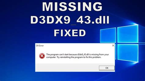 How To Fix D3dx9 34 Dll Missing Error Youtube - Vrogue