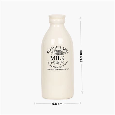Buy Beautiful Home Ceramic Milk Bottle from Home Centre at just INR 499.0