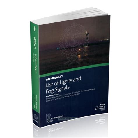 Admiralty list of lights and fog signals. Northern Seas. NP84. Volume L. 2022 - купить книгу в ...