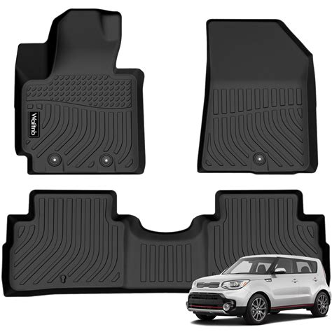 Floor Mats Custom for Kia Soul 2014-2019 All Weather Protection TPE ...