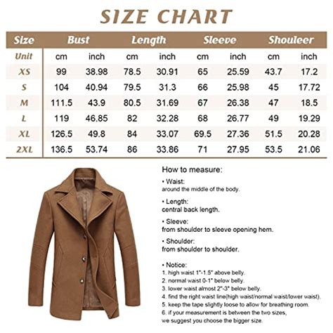 Buy chouyatou Men's Classic Notched Collar Double Breasted Wool Blend ...