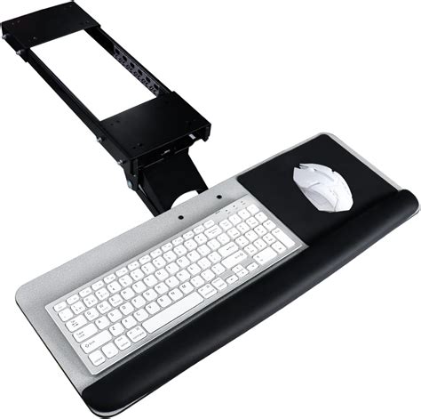 Keyboard Tray Under Desk, Adjustable 360 Ergonomic India | Ubuy