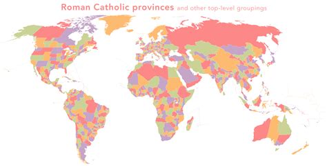 Roman Catholicism Map