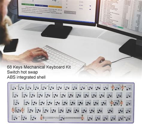 Buy Yoidesu DIY Mechanical Keyboard Kit,68 Keys Hot Swappable 3Pin 5Pin ...