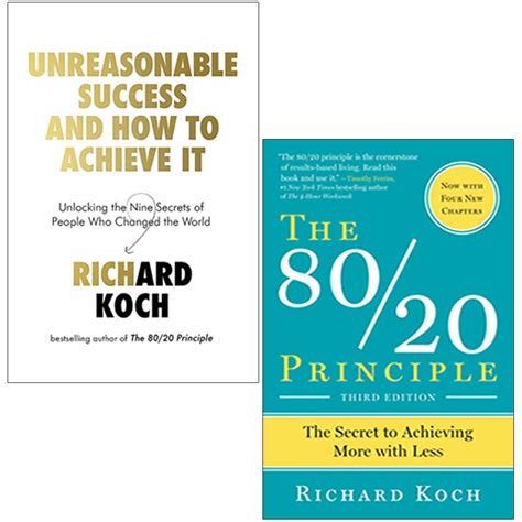 Richard Koch 2 Books Collection Set (Unreasonable Success and How to ...