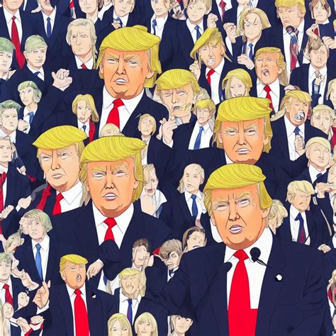donald trump anime portrait | Stable Diffusion | OpenArt