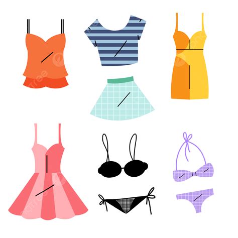 Summer Clothing Clipart
