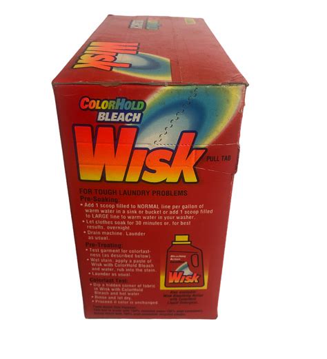 Wisk ColorHold Laundry Detergent Powder 2lbs 5 oz 1998 Lever Bros Co ...