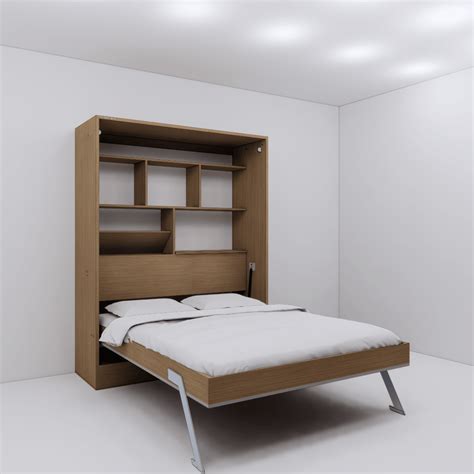 Queen Size Bed With Storage and Desk – InvisibleBed.com