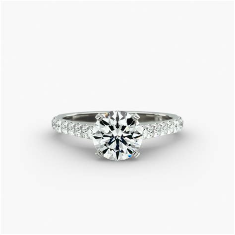 GIA 1.26 Carat H-VS2 Cushion Modified Cut Diamond Common Prong Round ...