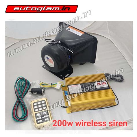 Universal 200w Wireless Siren | AGU6532WS – autoglam