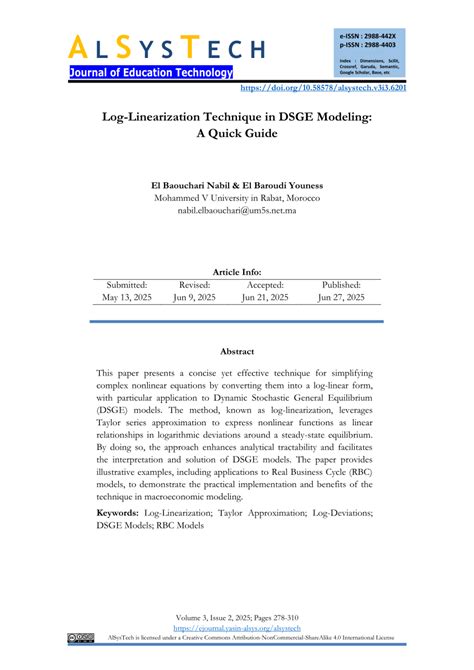 Image result for Log Linearization RBC Model
