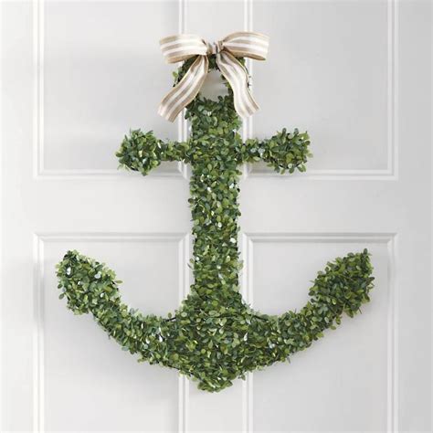 Boxwood Anchor Swag | Grandin Road