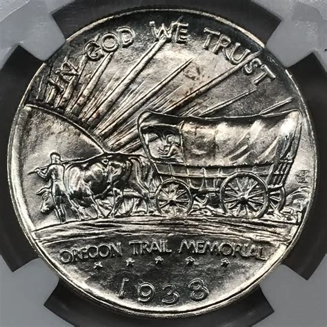 1938-D Oregon Trail Memorial Commemorative Half Dollar NGC MS-67+ CAC ...