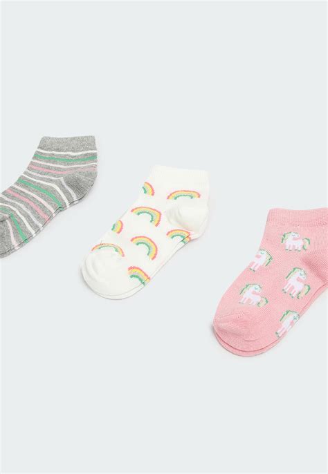 Buy Girls Printed Ankle Length Socks - Pack of 3 Online at just Rs. 229 ...