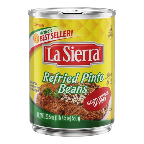 Amazon.com : La Sierra Refried Pinto Beans, Canned Vegetarian Refried ...