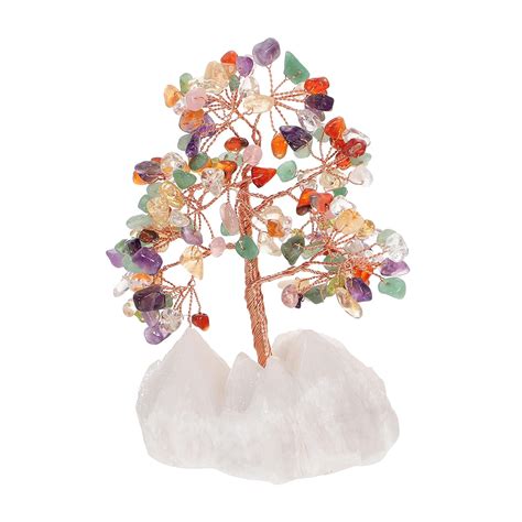 Buy FOMIYES Crystal Tree Ornament Tree Adornment Tree Artwork Plant ...