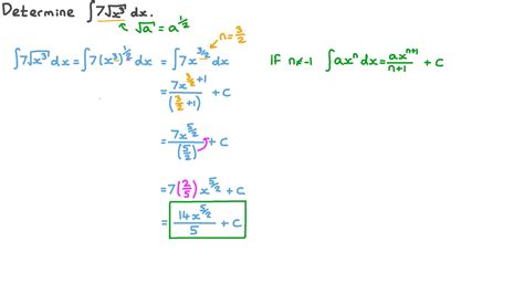 Question Video: Finding the General Antiderivative of a Function Using ...